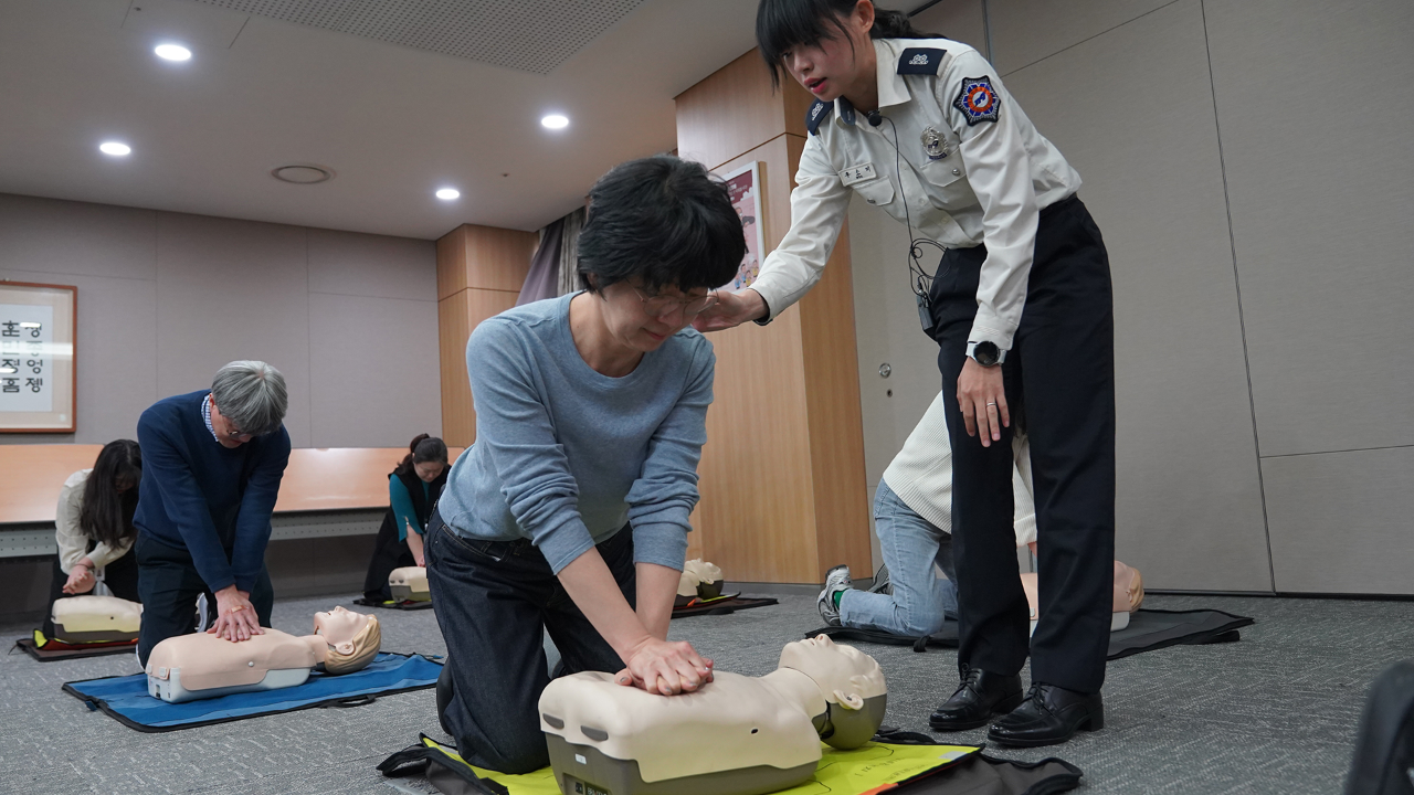 Group CPR Training