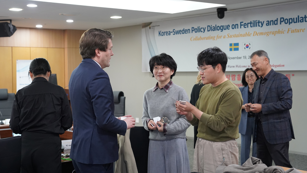 스웨덴 출산율조사위원회 대표단 방문 정책실무협의회-2