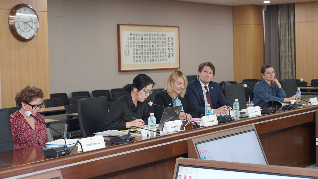 스웨덴 출산율조사위원회 대표단 방문 정책실무협의회-7